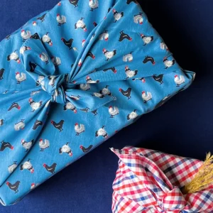 Furoshiki - Carreaux & Poules