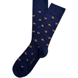 Chaussettes - Croissant Marine