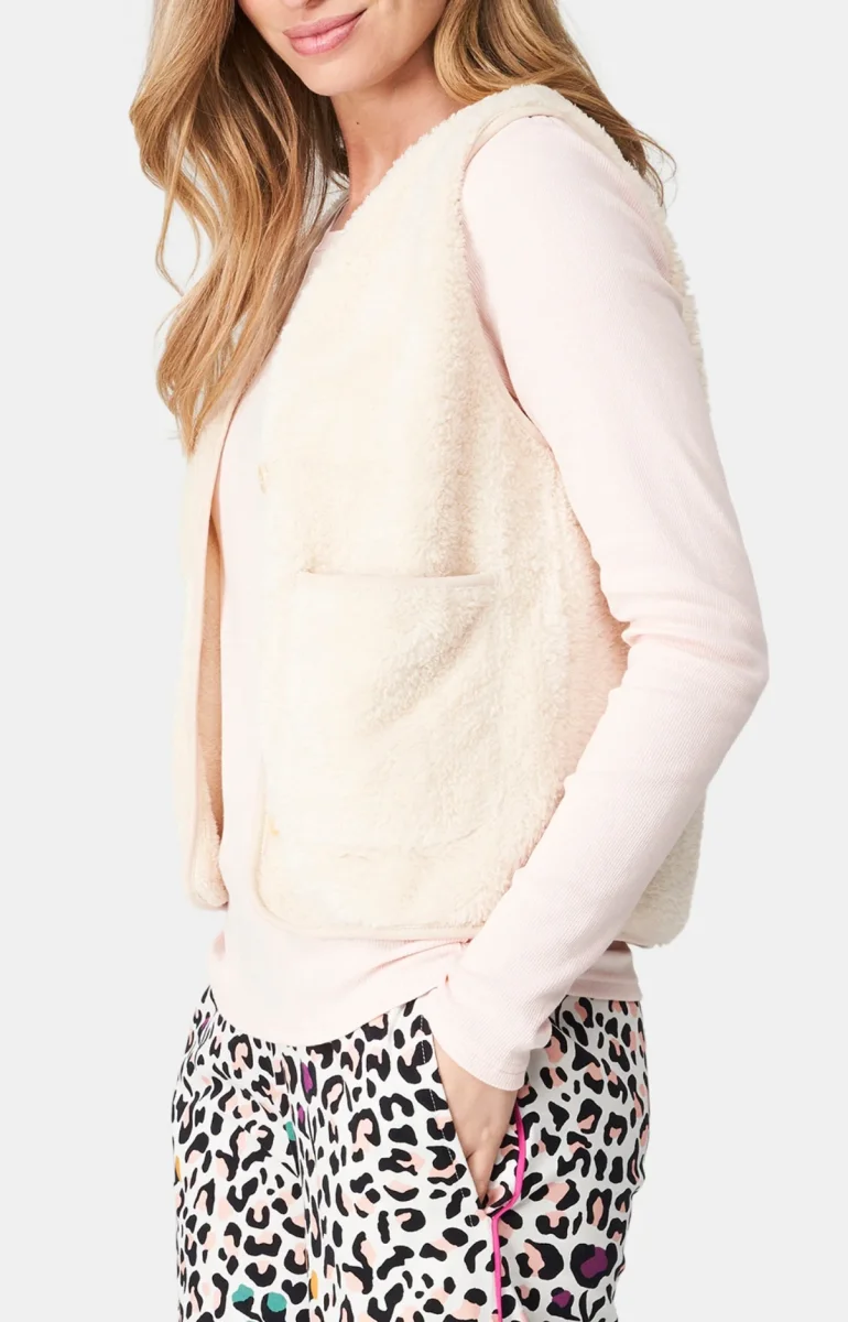 Veste sans manches - Polaire Ivoire - immagine 5