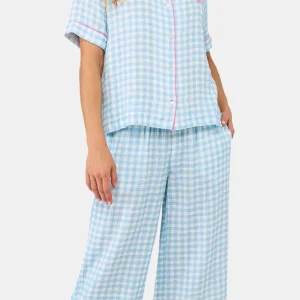 Pyjacorsaire - Vichy turquoise