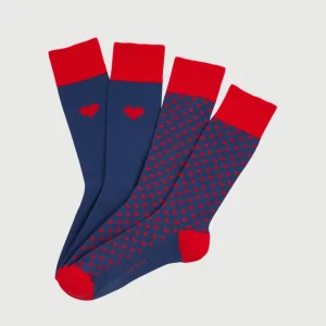 Pack 2 chaussettes - Saint Valentin