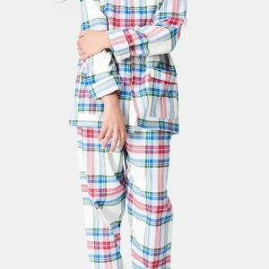 Pyjama boutonné enfant - Logan Blanc