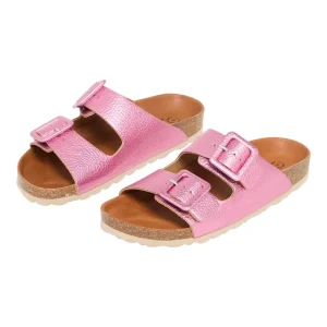 Sandales - Cuir rose