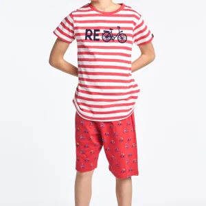 Pyjashort Recycle Rouge