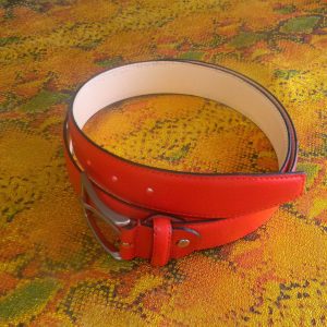 CINTURA DA DONNA IN VERA PELLE DI VITELLO A PIENO FIORE – ARTICOLO 449-