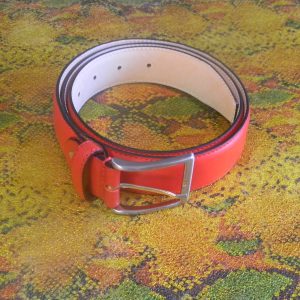 CINTURA DA DONNA IN VITELLO primo fiore liscio da 25 mm.- Articolo 490