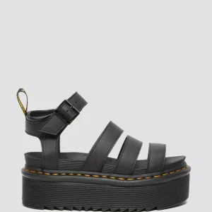 Dr. Martens 27296001 Blaire Quad sandalo gladiatore nero