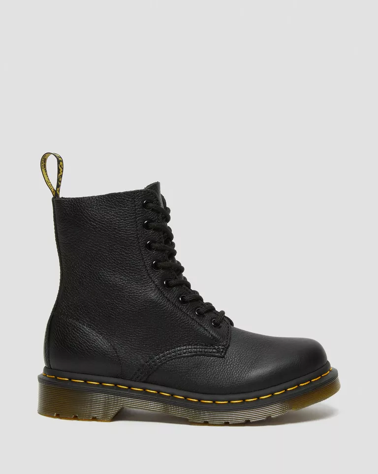 Dr. Martens anfibi 1460 pascal in pelle virginia nero 13512006 - immagine 2