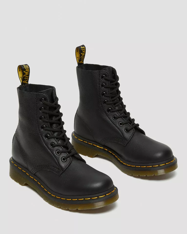 Dr. Martens anfibi 1460 pascal in pelle virginia nero 13512006 - immagine 3