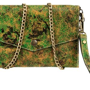 POCHETTE IN PELLE DI VITELLO STAMPATA MODELLO 392