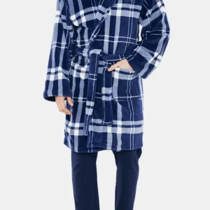 Robe de chambre Polaire - Big Carreaux