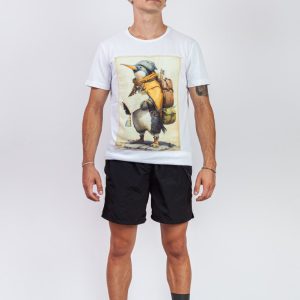 T-shirt Uomo Pinguino Esploratore