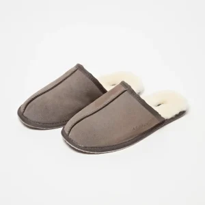 Chaussons Laine - Taupe
