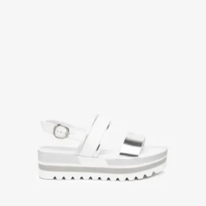 Nero Giardini E218880D-700 sandalo zeppa bianco