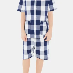 Pyjashort boutonné - Big Vichy