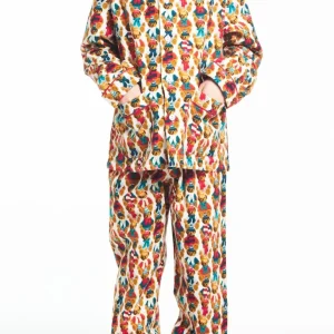 Pyjama Enfant Long Teddy - Marron