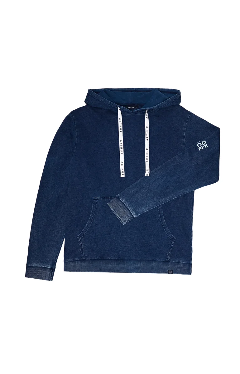 Hoodie Out-of-Office - Denim - immagine 4