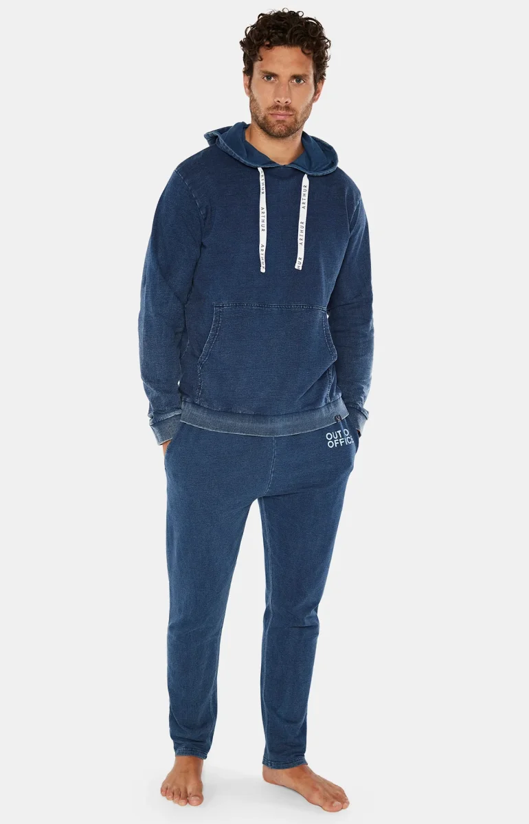 Hoodie Out-of-Office - Denim - immagine 2