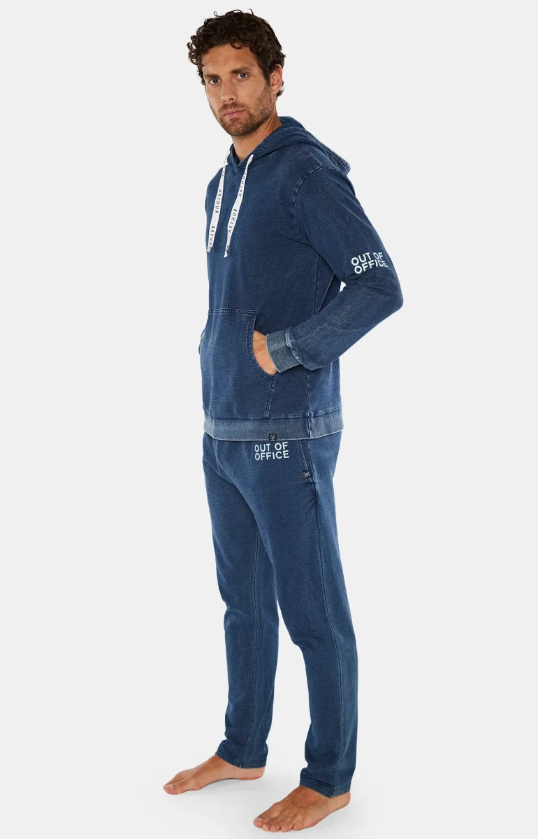 Hoodie Out-of-Office - Denim - immagine 5