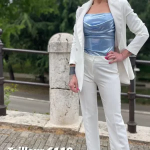 Completo tailleur 2 pezzi donna doppio petto