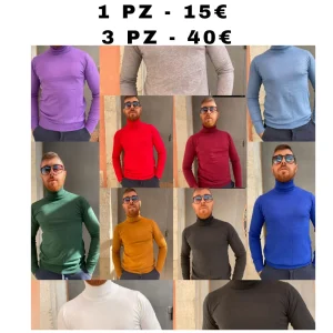 Dolcevita uomo  rasata sottogiacca