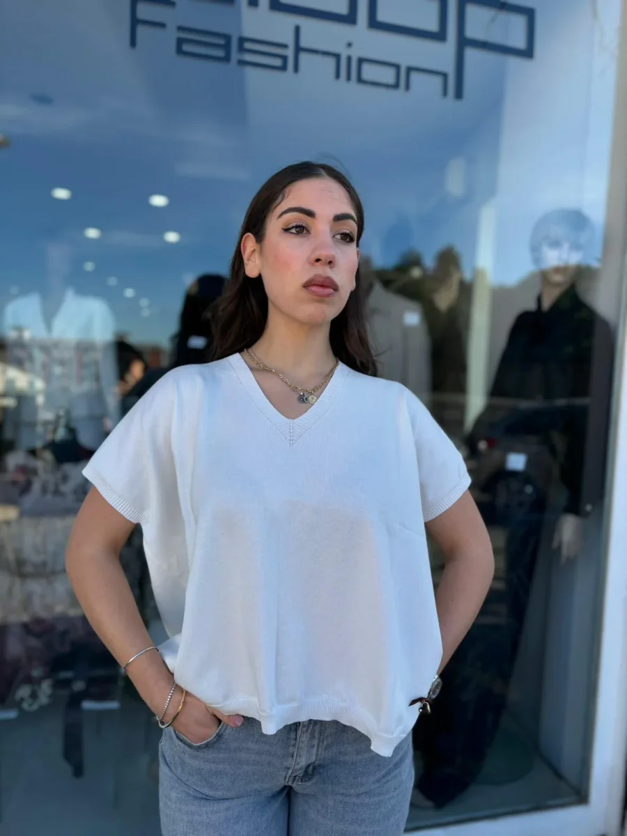 Gilet in Filo Vestibilità Over – Donna - immagine 3