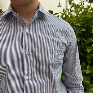 Camicia uomo rigata slim made in italy