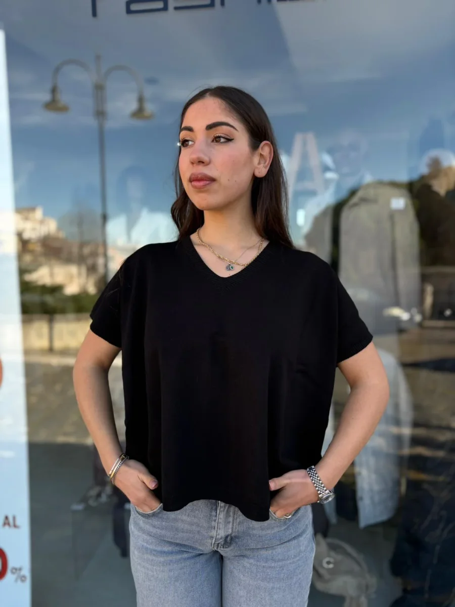 Gilet in Filo Vestibilità Over – Donna - immagine 4